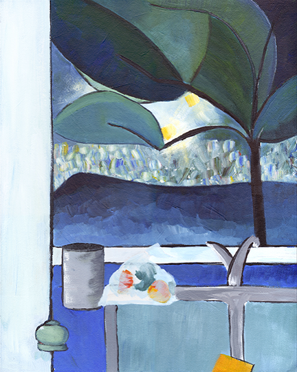 Painting: Matisse Inspired Kitchen Window